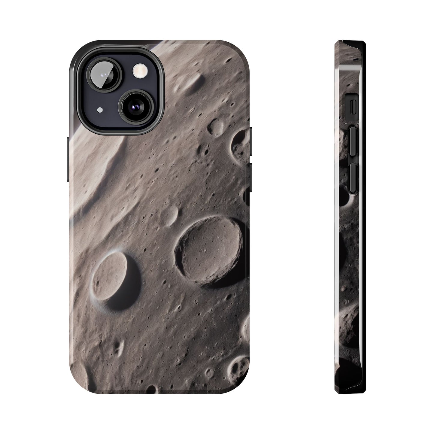Celestial Moon Surface Tough Phone Case | Durable Space-Themed Design - for iPhone