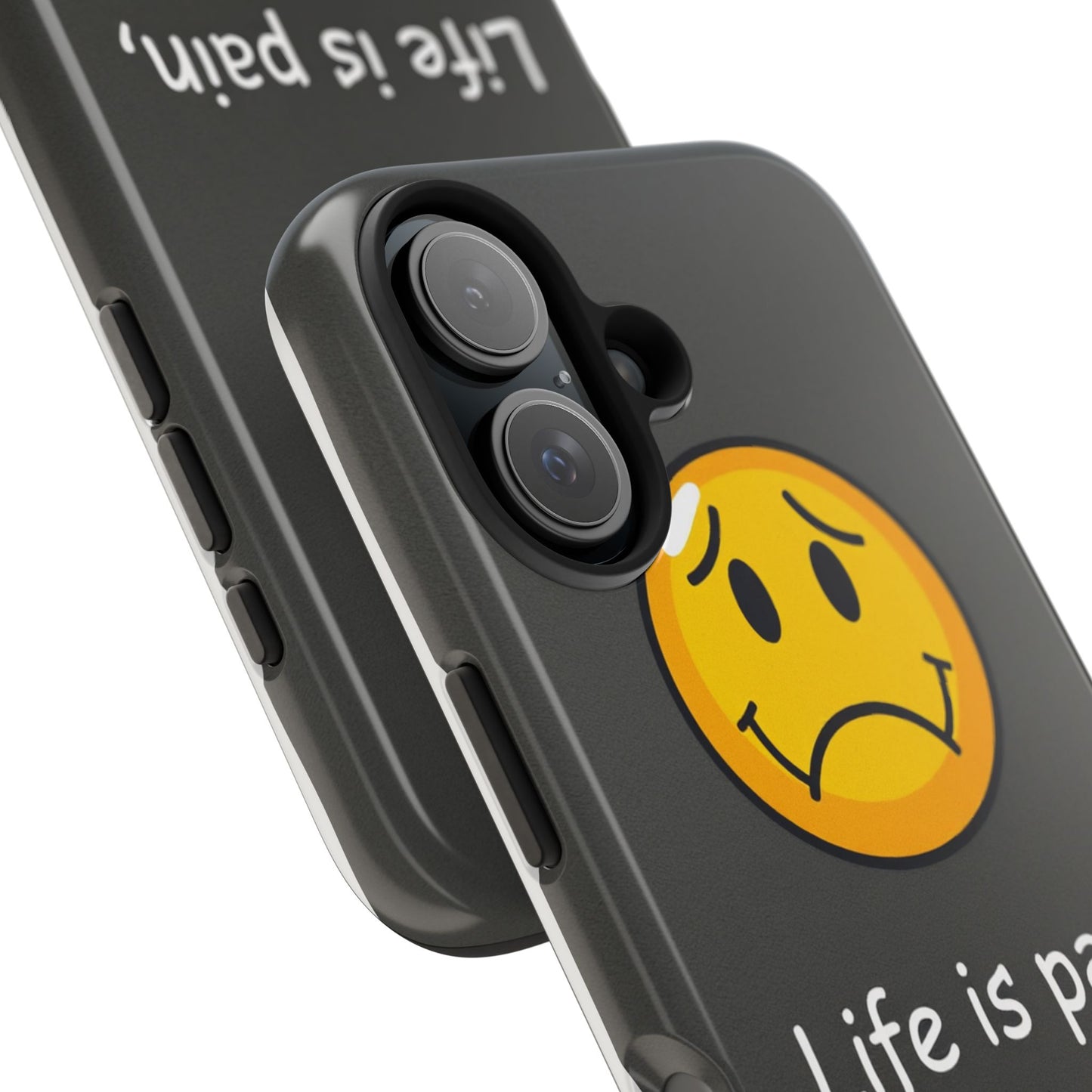 Life is Pain Tough Phone Case - Trendy Design for Smartphone Protection
