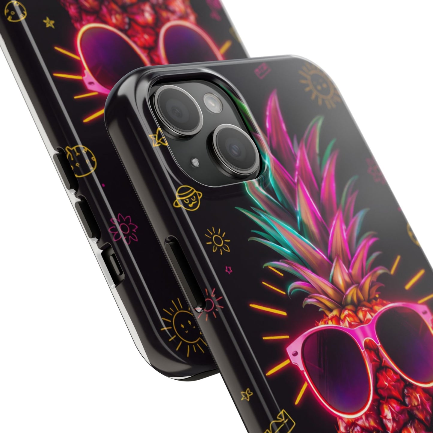 Tough Pineapple Phone Case - Cool, Vibrant Design Perfect for Summer Vibes