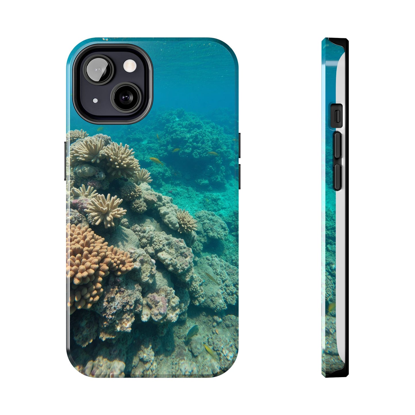 Coral Reef Tough Phone Case - Ocean Vibes Protection for Adventure Lovers