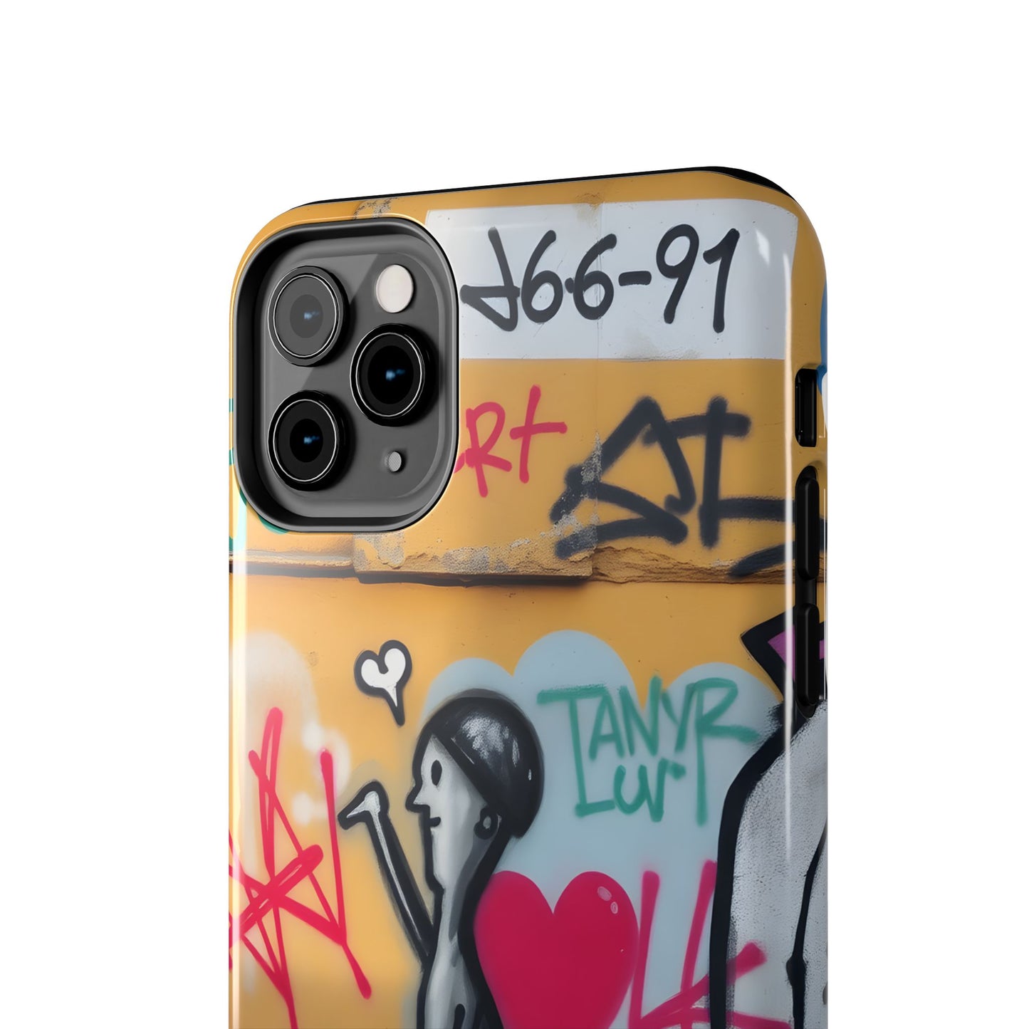 Urban Cupid Graffiti Tough Phone Case - Durable Protection with Street Art Vibe - for iPhone