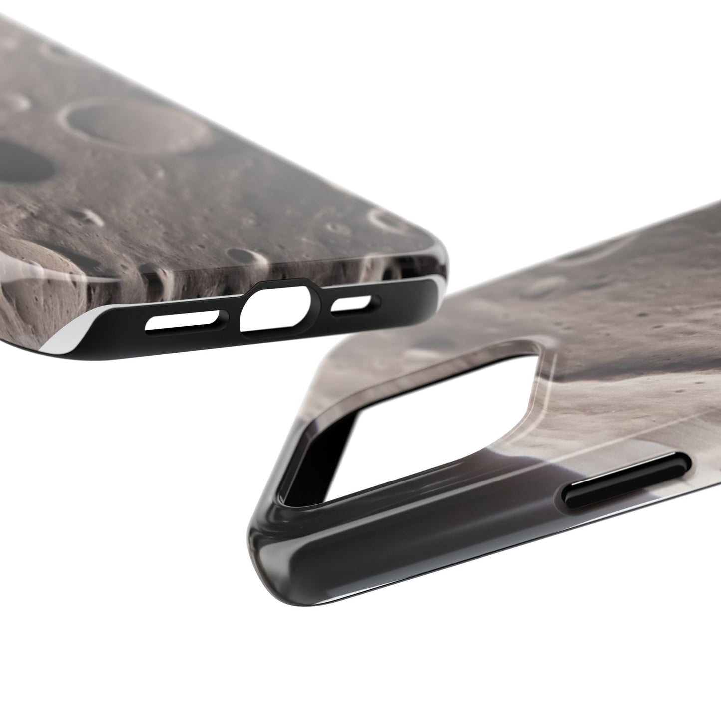 Celestial Moon Surface Tough Phone Case | Durable Space-Themed Design - for iPhone