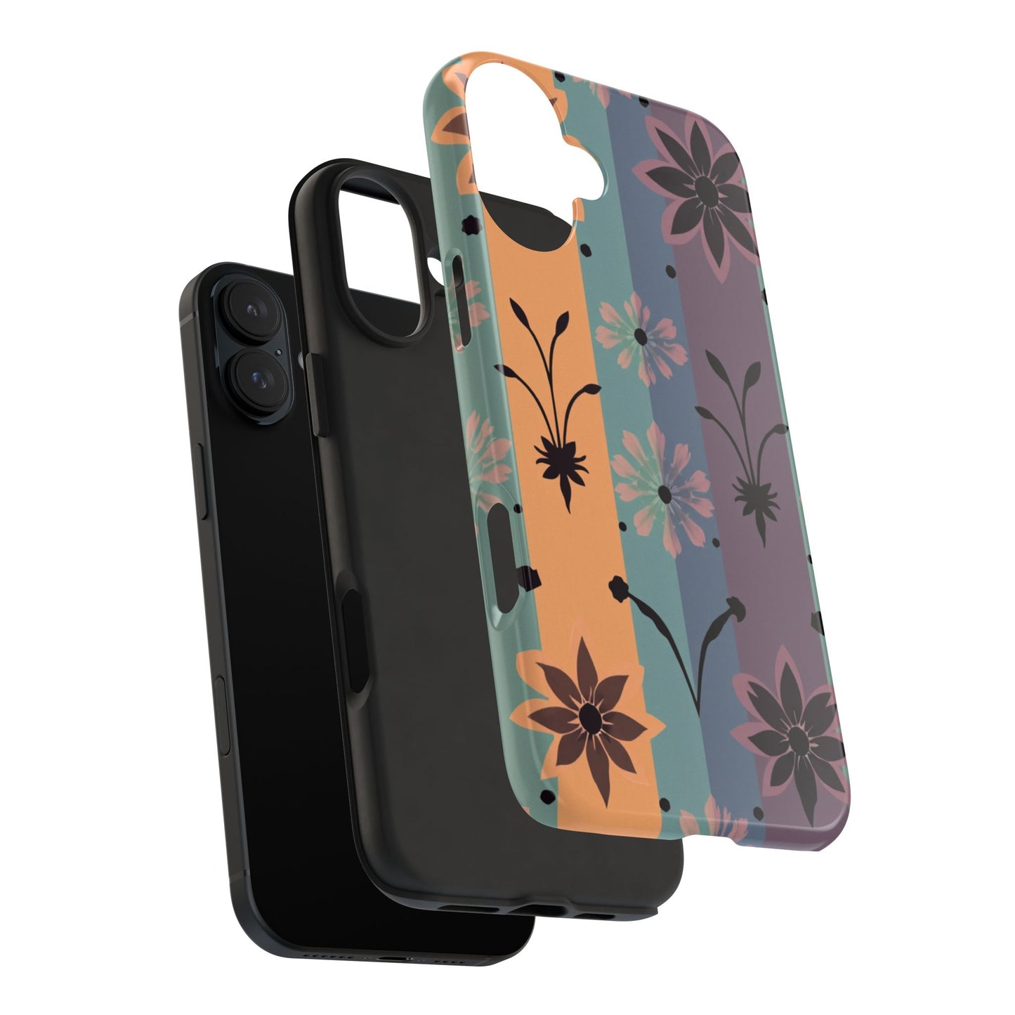 Boho Floral Tough Phone Cases - Durable & Stylish Protection - for iPhone