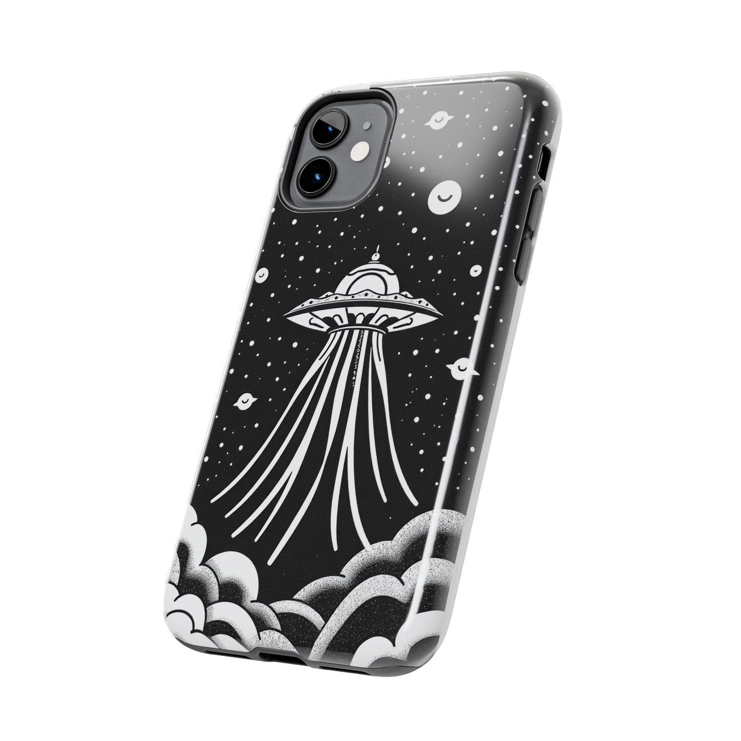 Galaxy UFO Tough Phone Case - Durable Protection with Unique Space Design