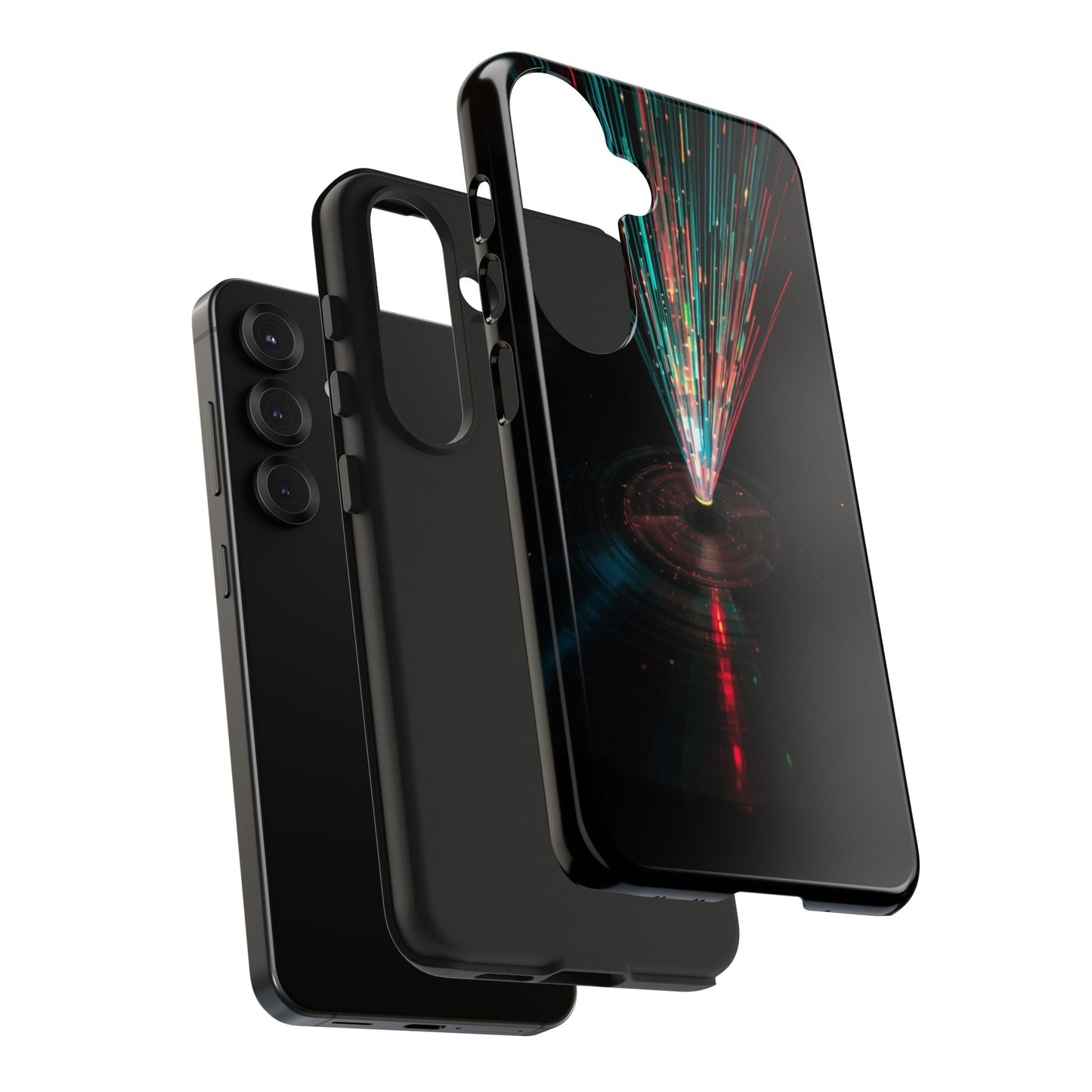 Galaxy Burst Tough Phone Case – Durable Protection with Vibrant Design