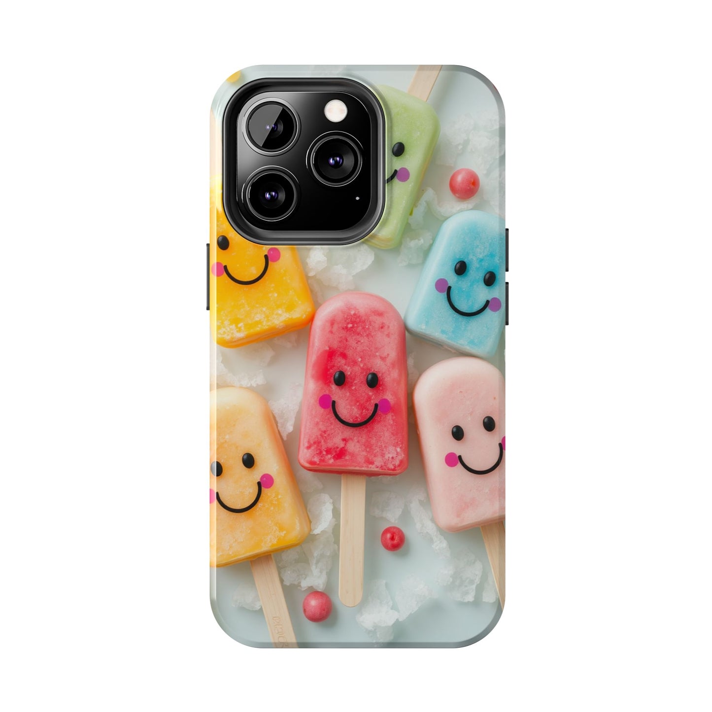 Cute Smile Popsicle Tough Phone Case - Fun Protection for Your Device