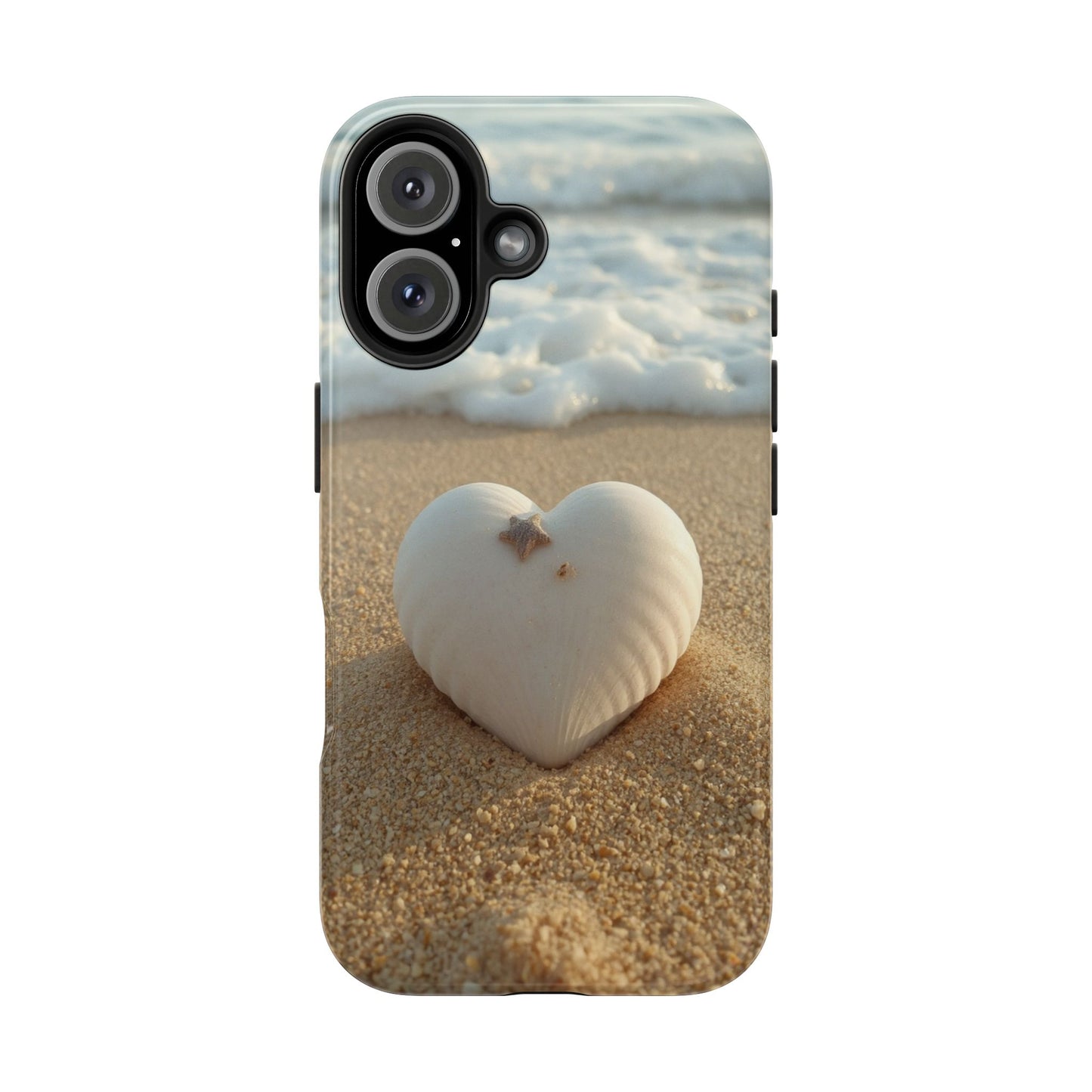 Heart Seashell Tough Phone Case for iPhone