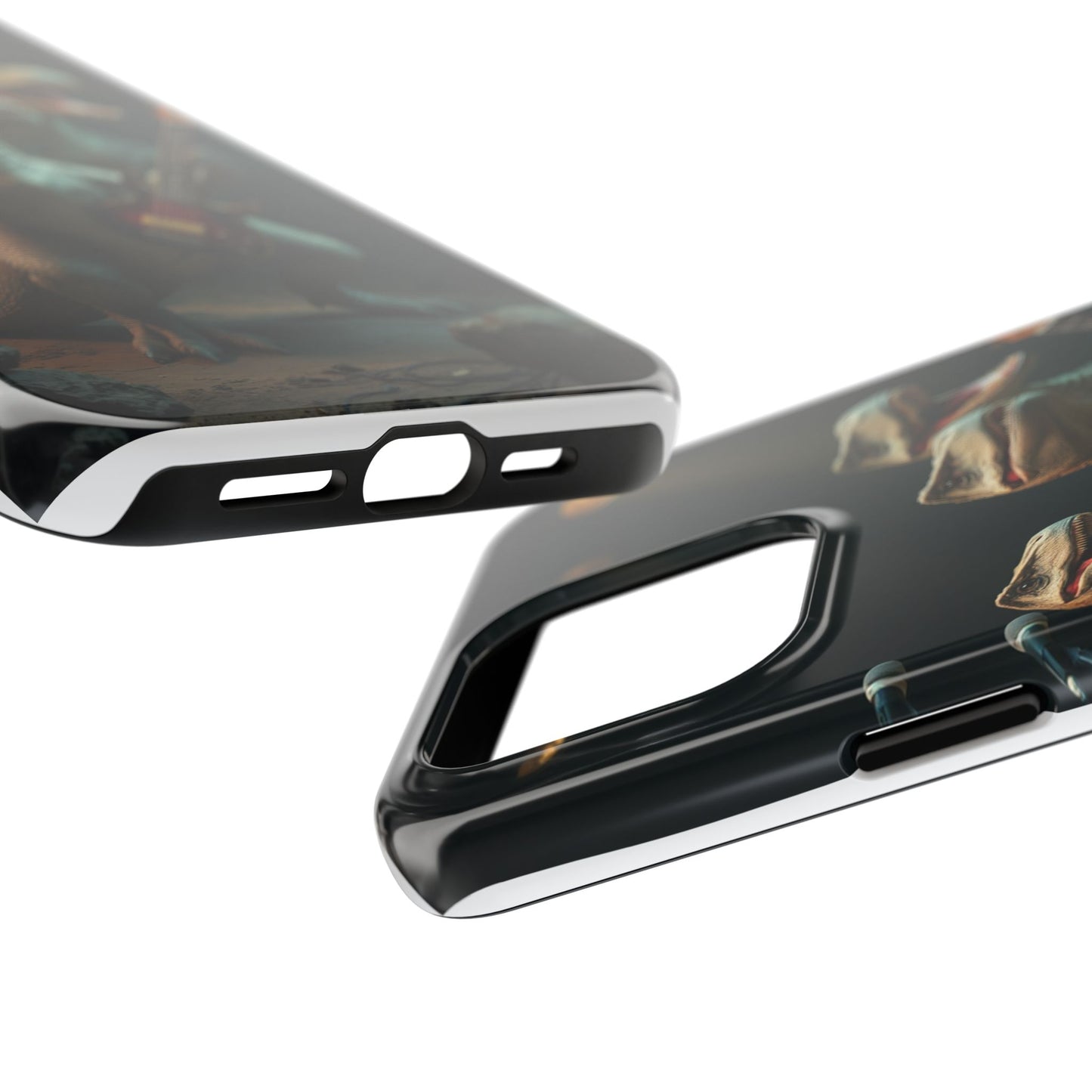 Rockin' Dinosaur Tough Phone Cases - Perfect for Music Lovers and Kids!
