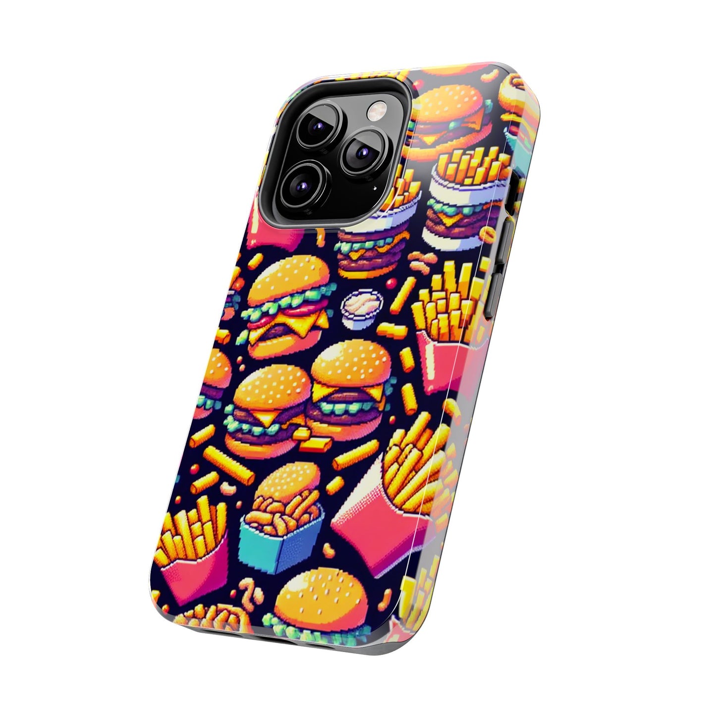 Retro Fast Food Phone Case - Tough and Durable - for iPhone