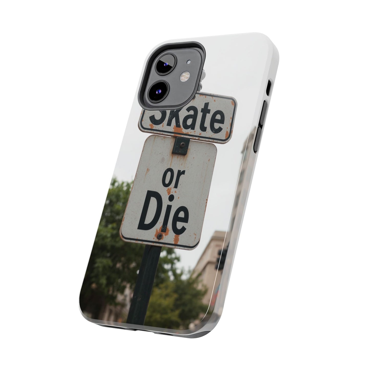 Skate or Die Tough Phone Case - Durable Protection for Skaters