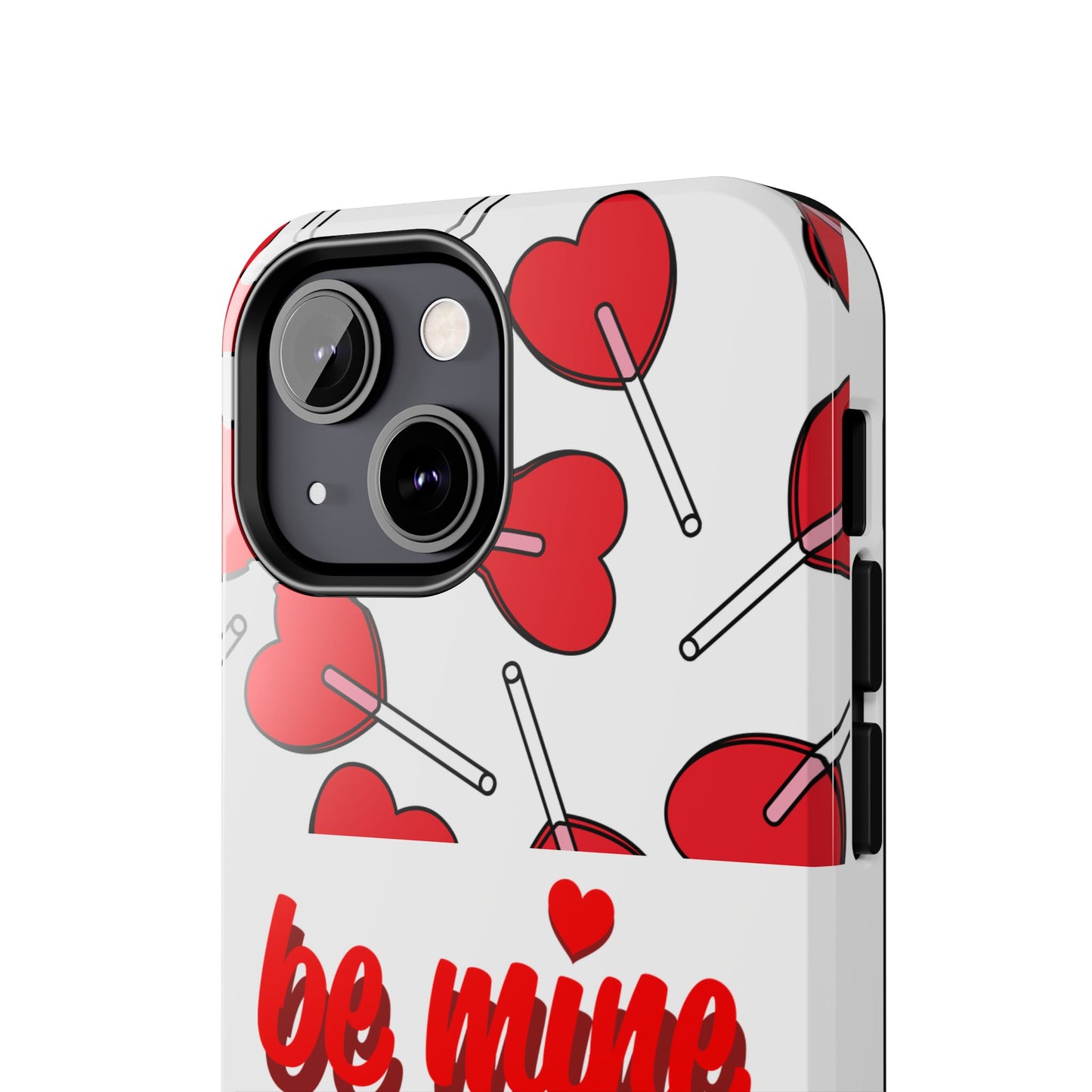 Be Mine Heart Pattern Tough Phone Case - Love Gift - for iPhone