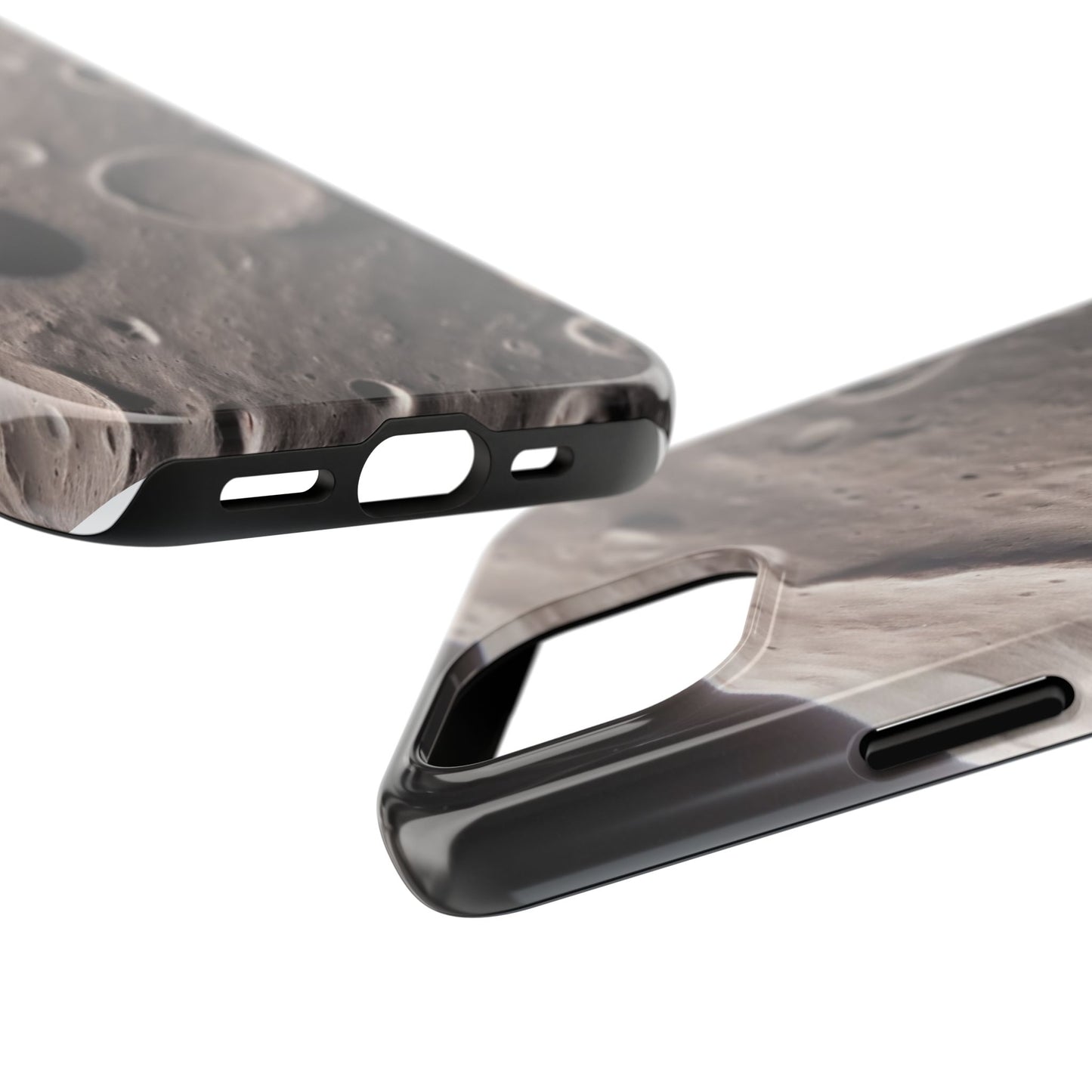 Celestial Moon Surface Tough Phone Case | Durable Space-Themed Design - for iPhone