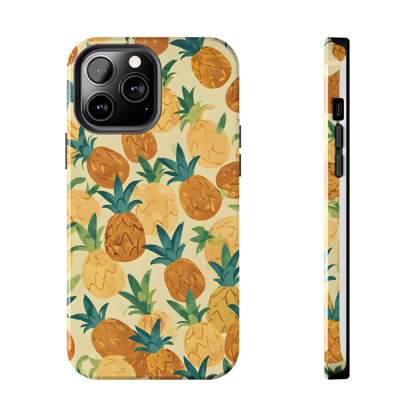 Pineapple Paradise Tough Phone Case - Durable and Stylish for Summer Vibes - for iPhone