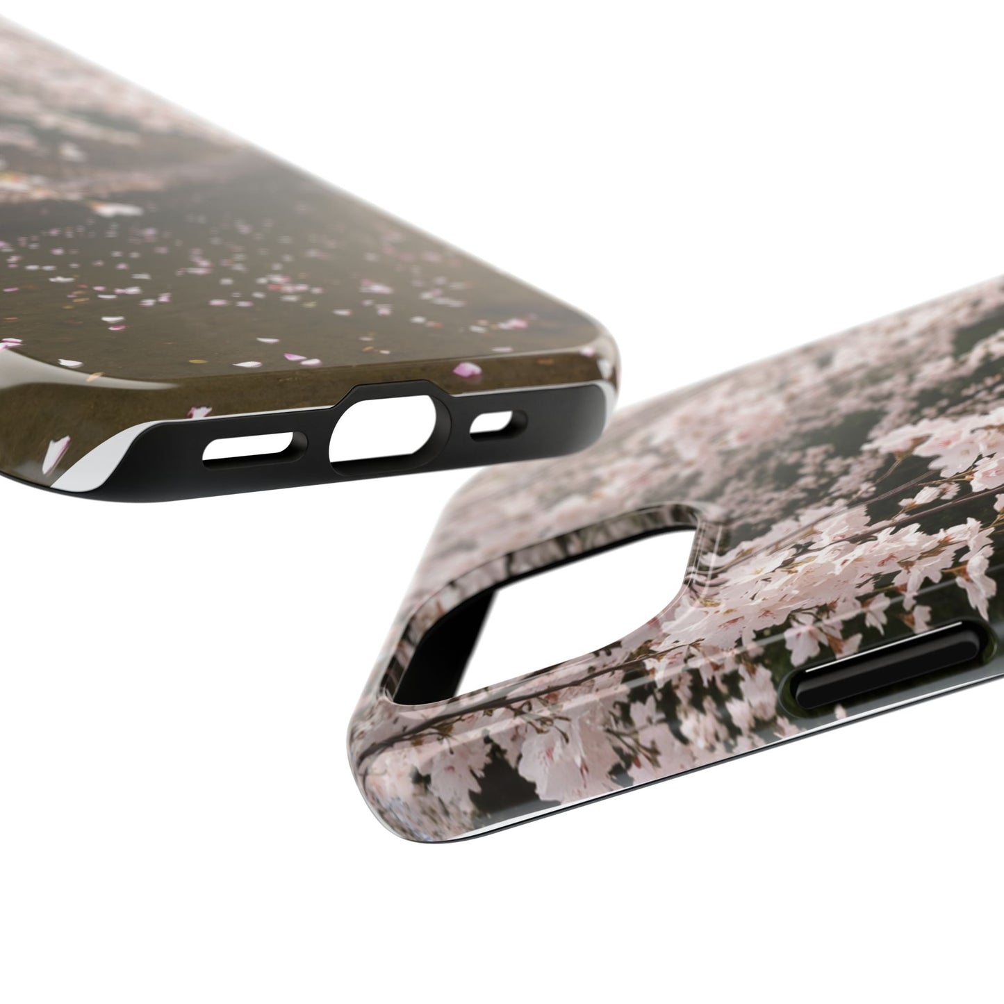 Cherry Blossom Tough Phone Cases - Durable Protection with Floral Serenity