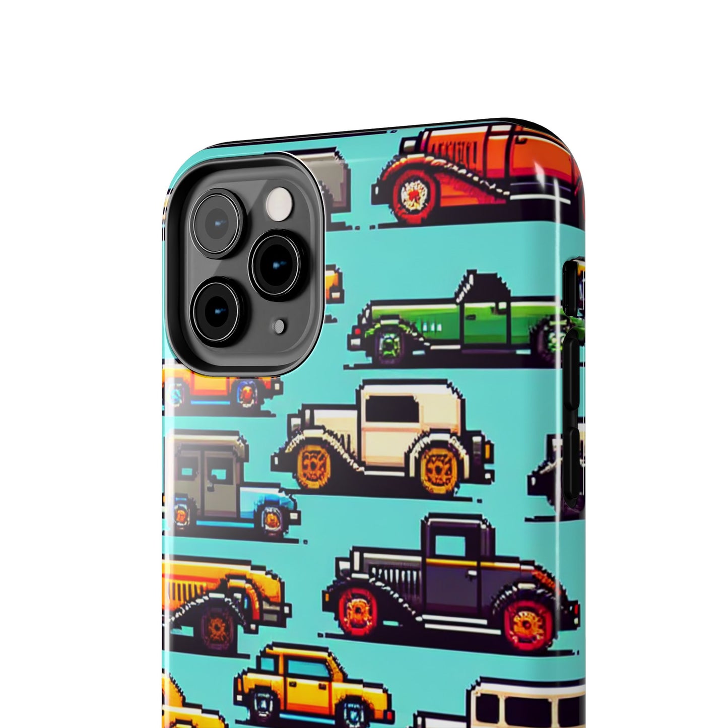 Retro Car Pixel Art Tough Phone Case - Durable & Stylish Protection - for iPhone