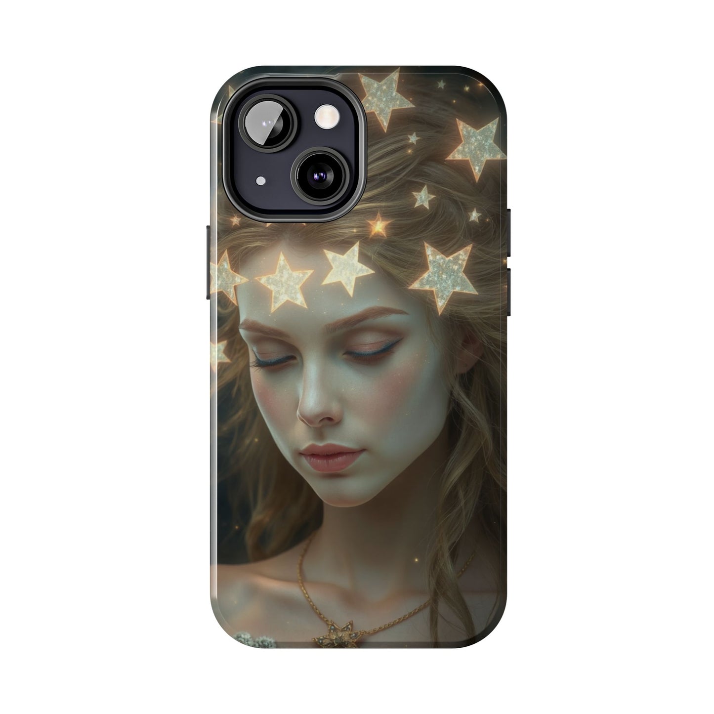 Celestial Dream Tough Phone Case - Artistic Starry Design for Style Enthusiasts