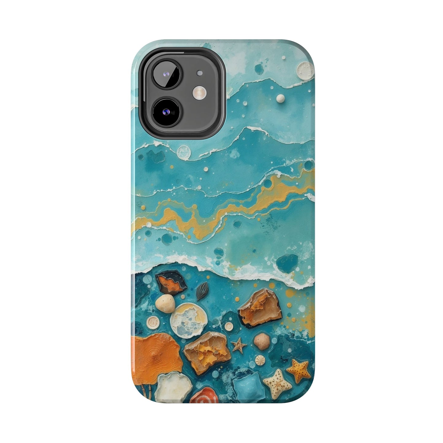 Ocean-Inspired Tough Phone Cases - Coastal Beach Vibe, Easy Accessory for Beach Lovers