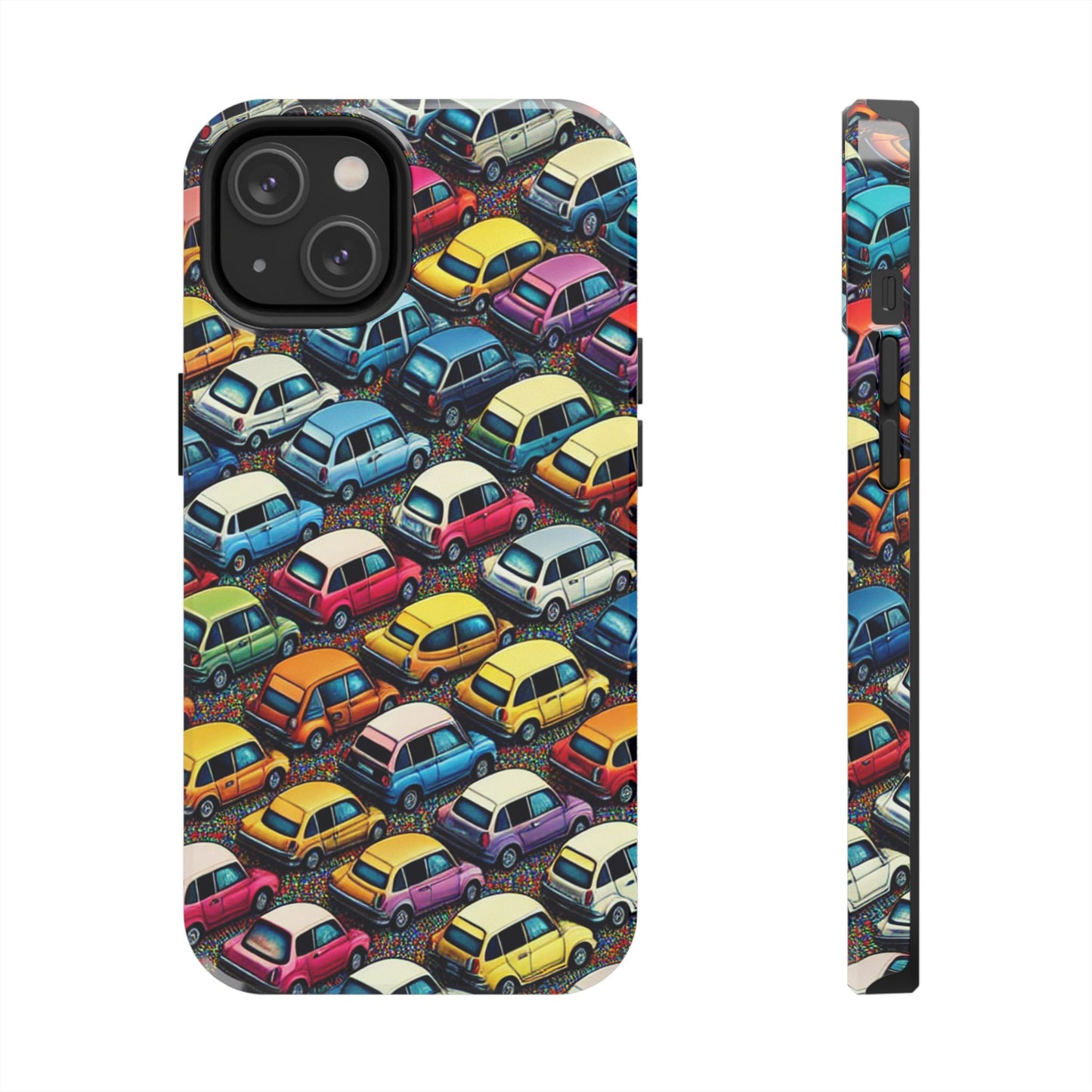 Car Phone Case - City Traffic Pattern Design - for iPhone