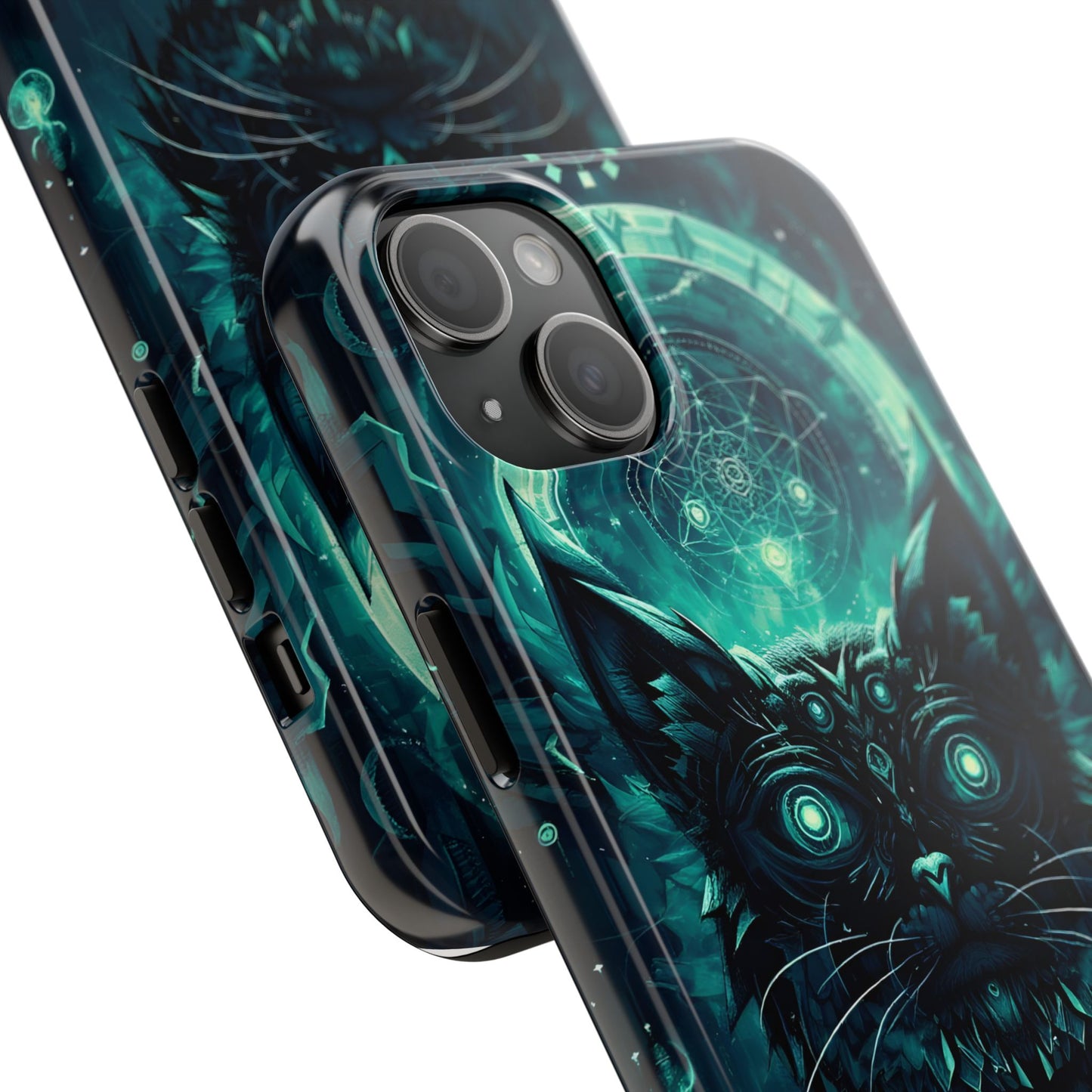 Mystical Dark Cat Phone Case - Tough Protective Cover for Cat Lovers - for iPhone