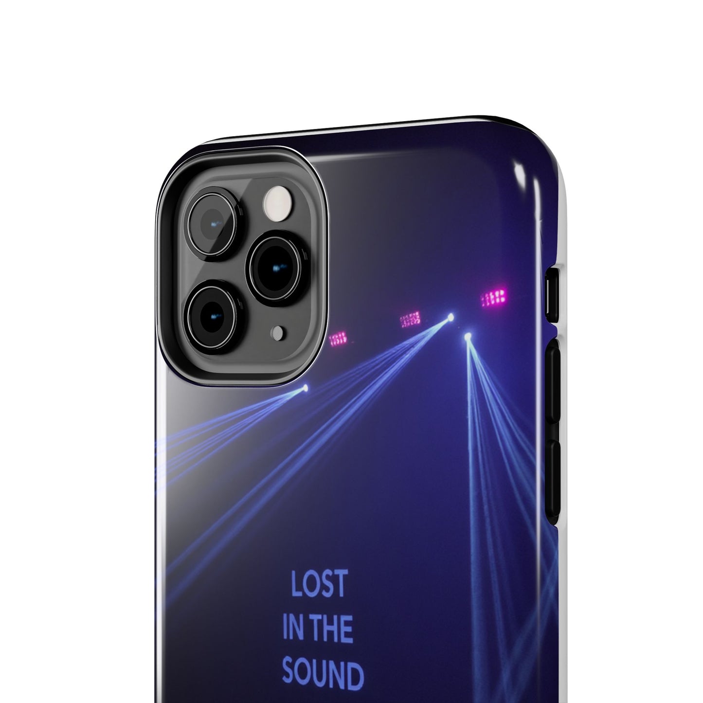 Vibrant Tough Phone Case - 'Lost in the Sound' Design for Music Lovers