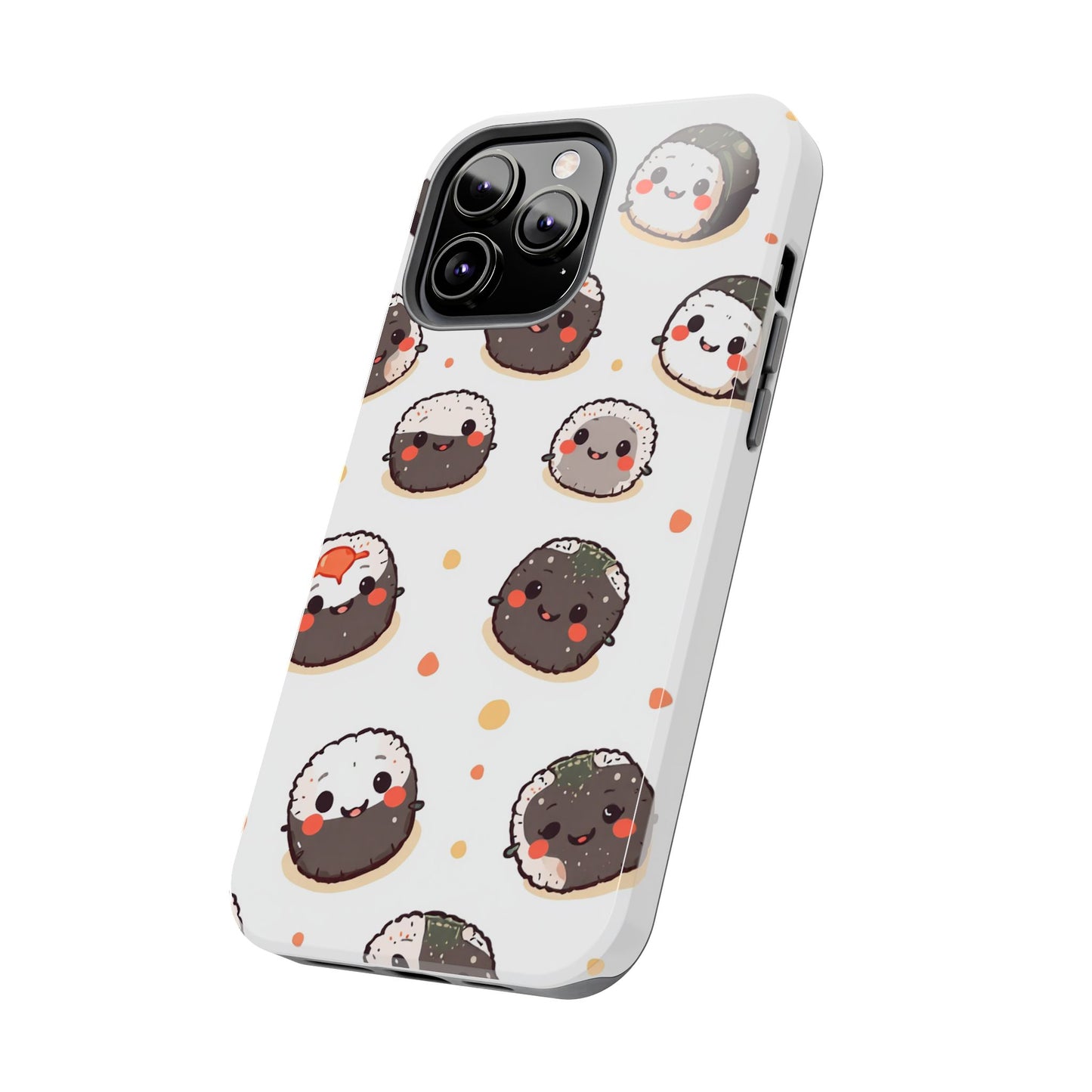 Cute Sushi Tough Phone Case - Kawaii Design for Food Lovers