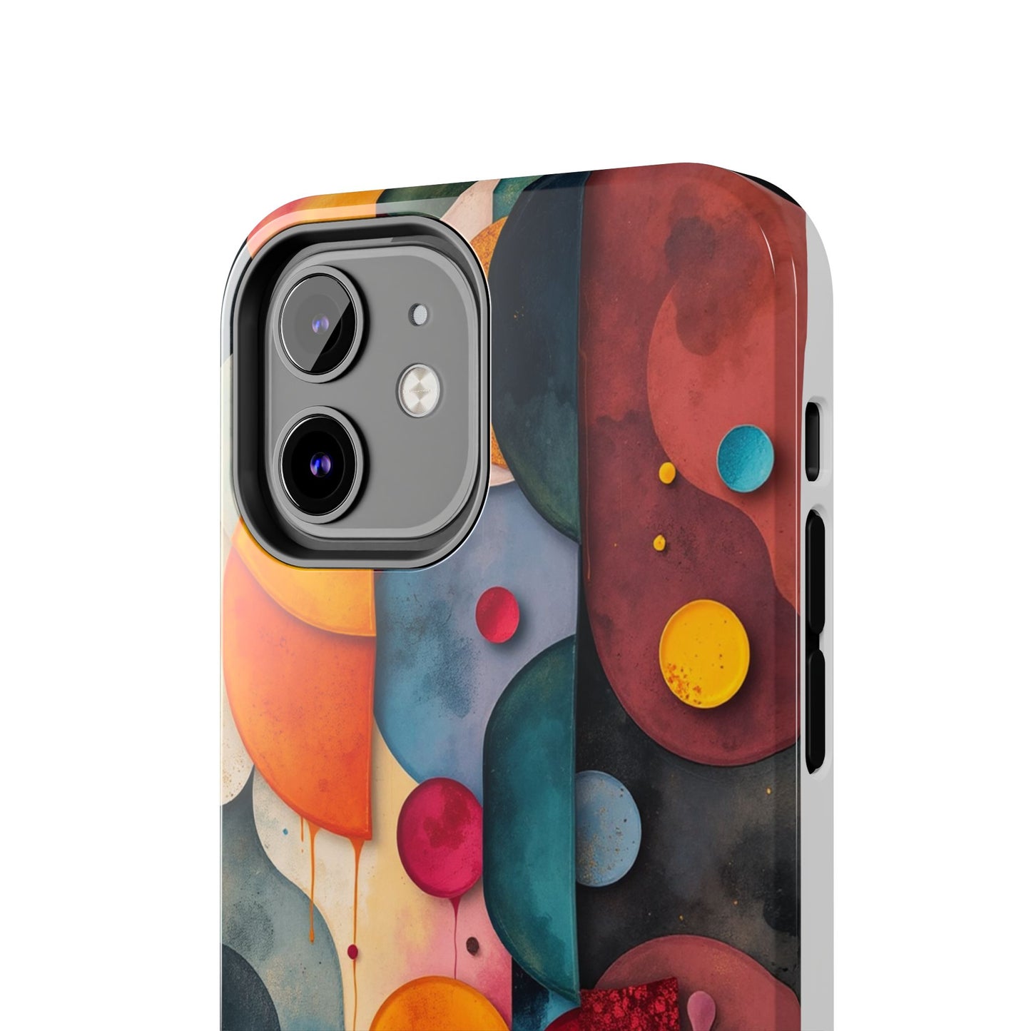 Artistic Tough Phone Cases - Colorful Abstract Design for Trendy Protection - for iPhone