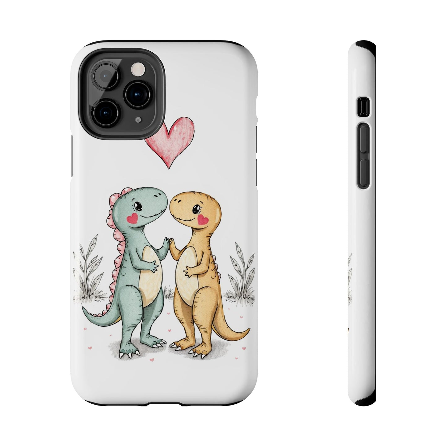 Dino Couples - Tough Phone Case for iPhone