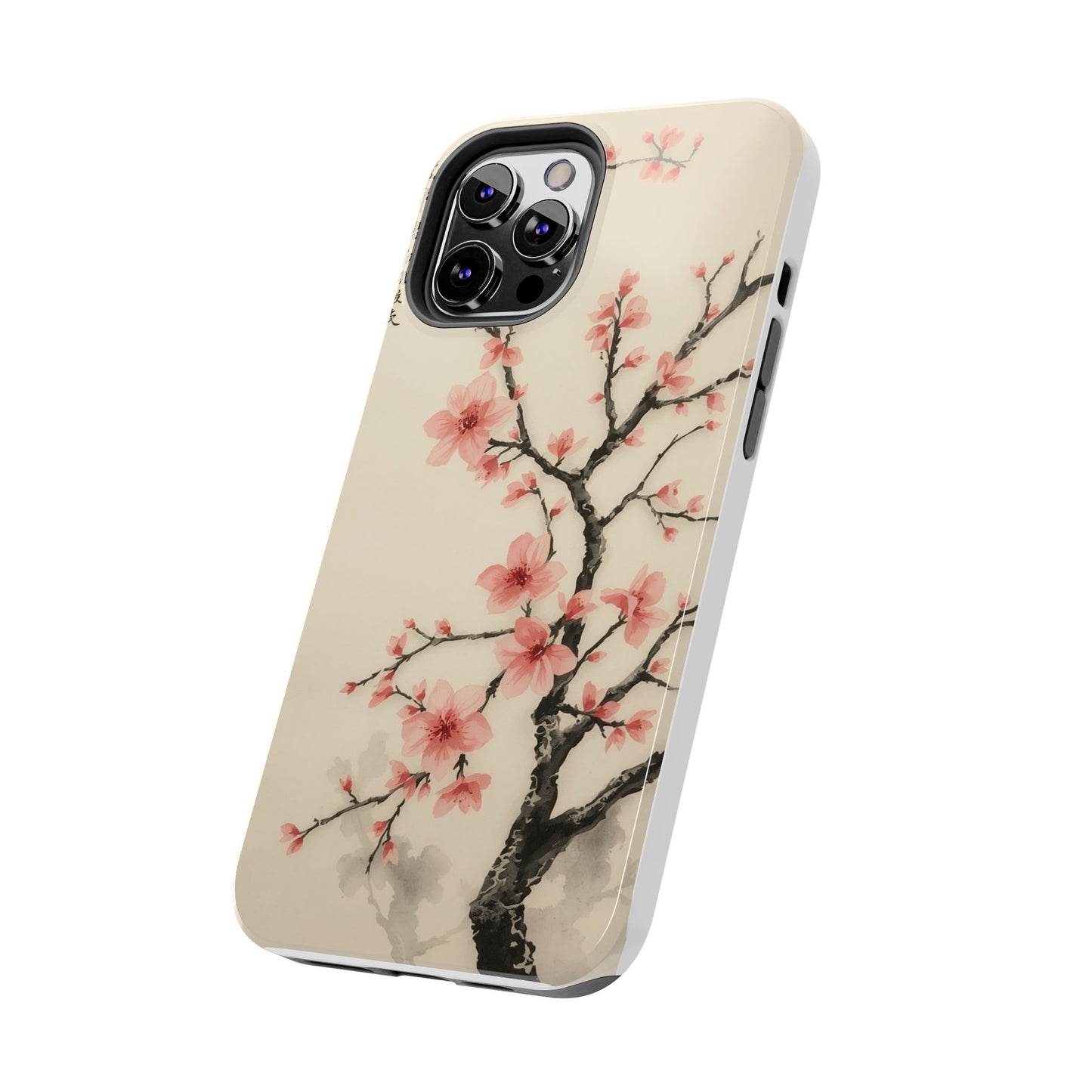 Cherry Blossom Tough Phone Case - Stylish Protection for Nature Lovers