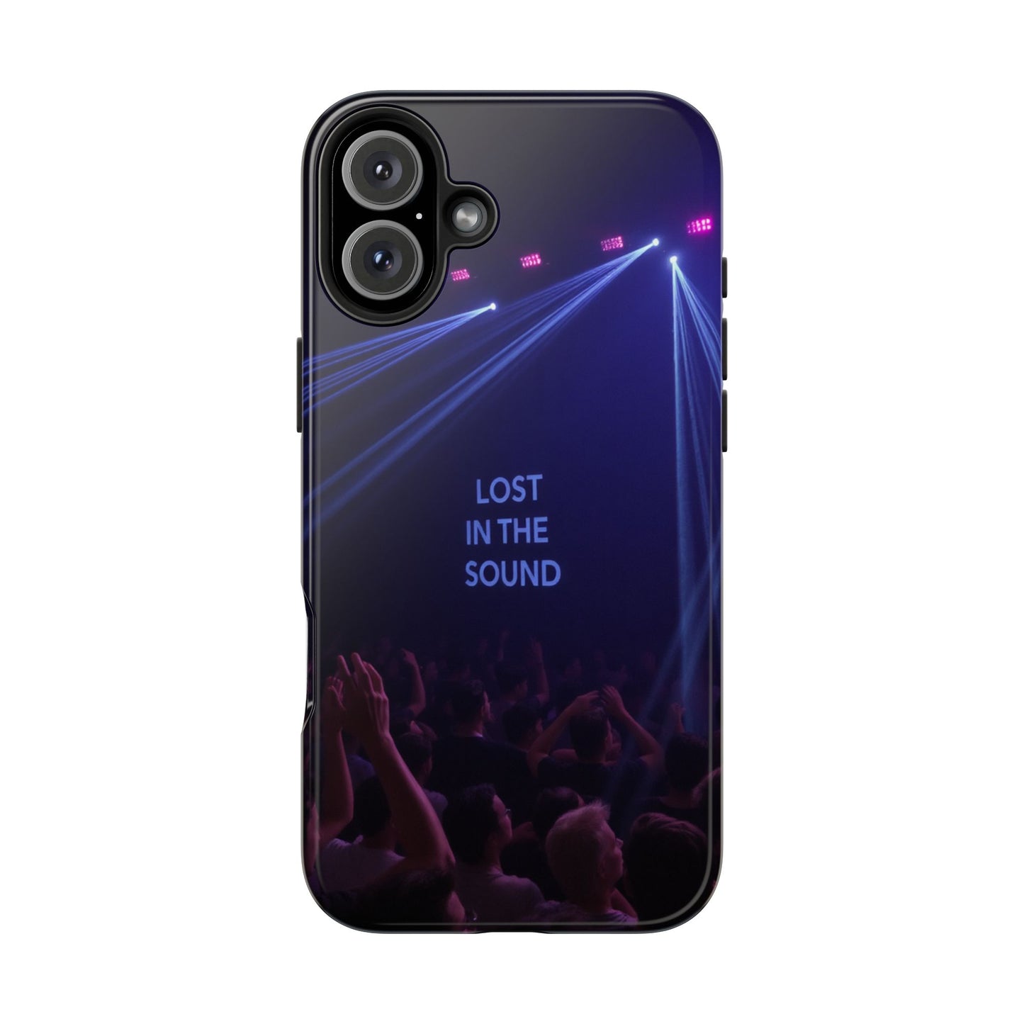 Vibrant Tough Phone Case - 'Lost in the Sound' Design for Music Lovers