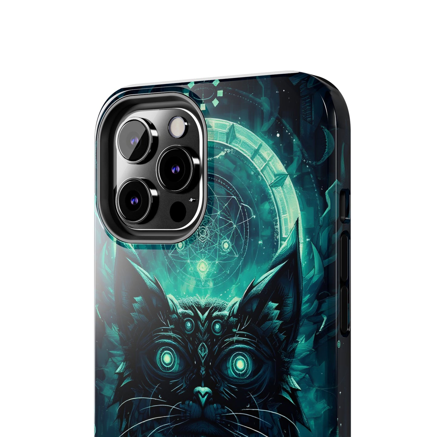 Mystical Dark Cat Phone Case - Tough Protective Cover for Cat Lovers - for iPhone