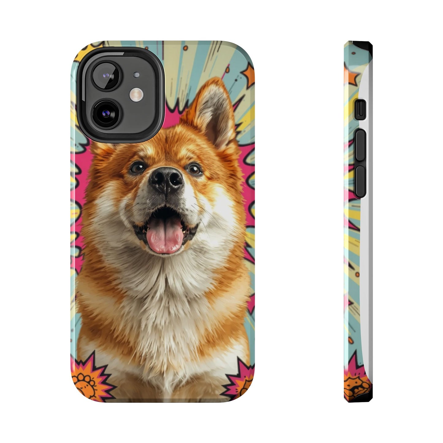 Playful Dog Tough Phone Case - Durable & Stylish Pet Lover Gift