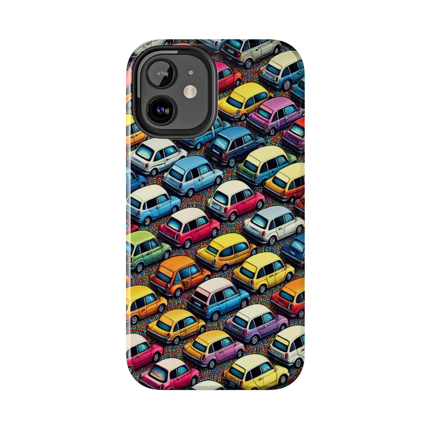 Car Phone Case - City Traffic Pattern Design - for iPhone