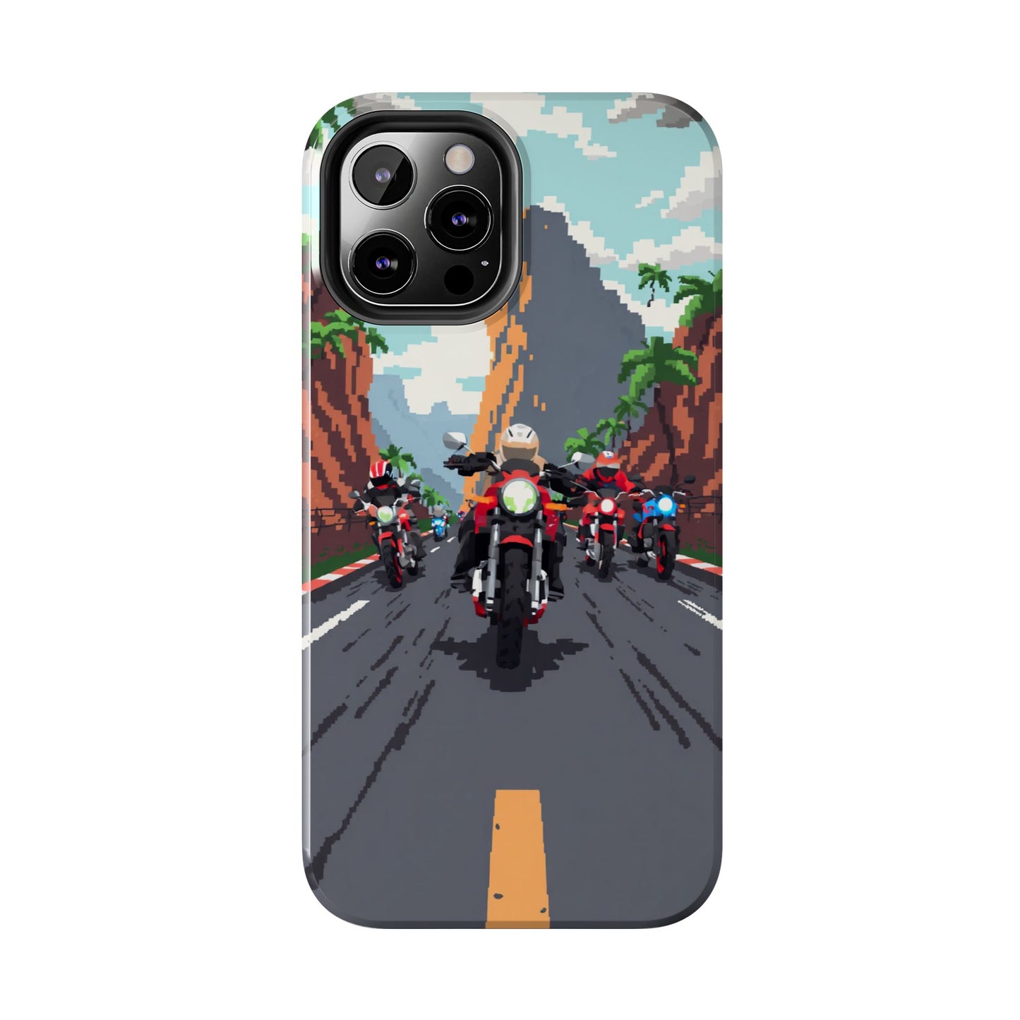 Retro Biker Tough Phone Case - Perfect for Motorcycle Lovers