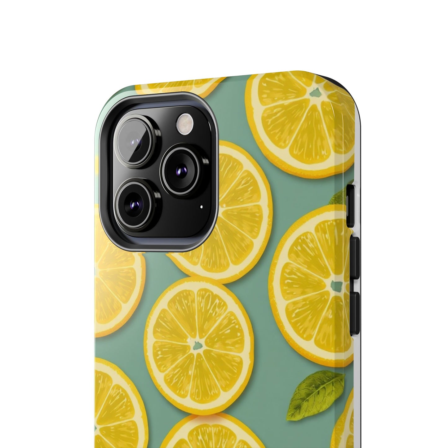 Tough Lemon Pattern Phone Case - Vibrant Citrus Design for Summer Vibes - for iPhone