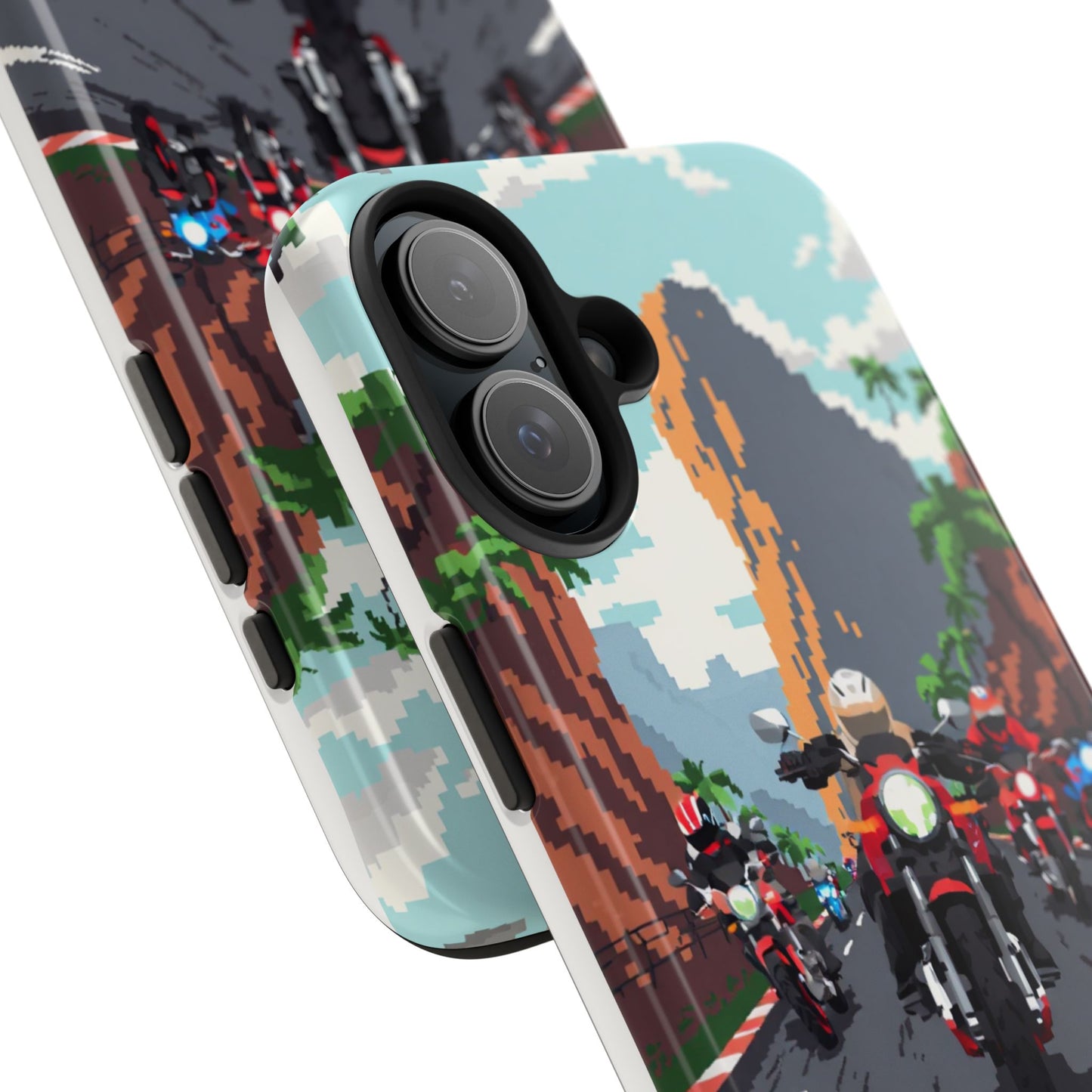 Retro Biker Tough Phone Case - Perfect for Motorcycle Lovers