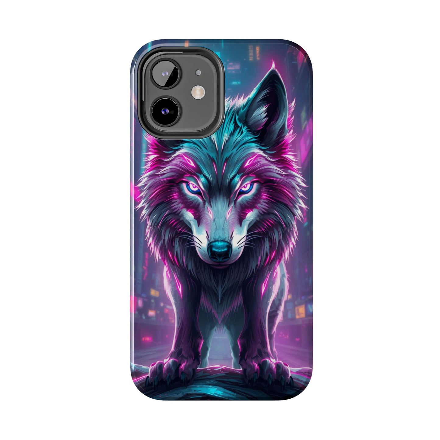 Fierce Wolf Phone Case - Tough & Vibrant Design for Animal Lovers