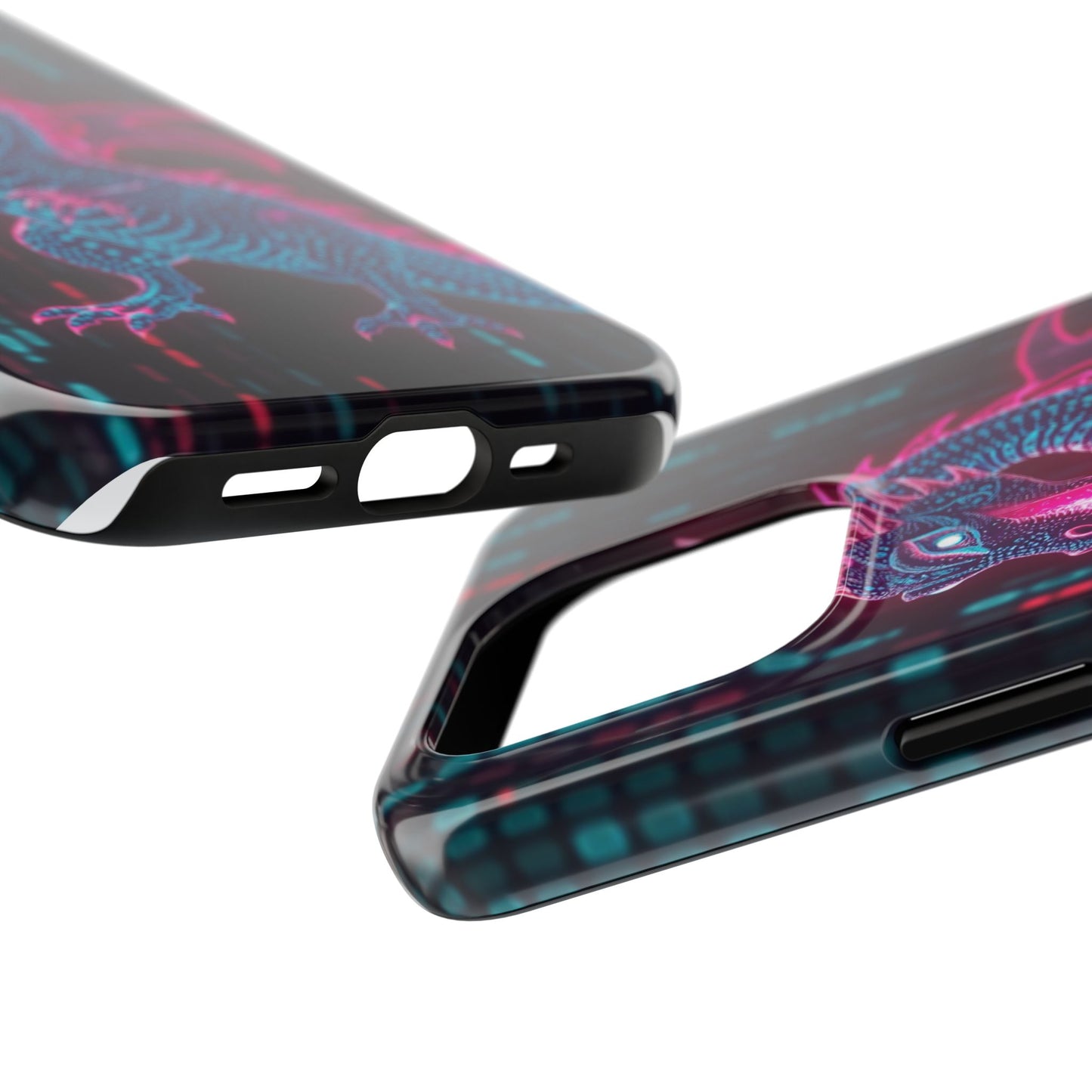 Electrifying Dragon Phone Case - Tough, Stylish Protection for Fantasy Lovers