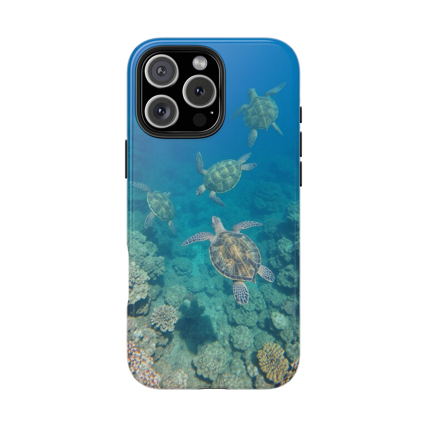 Ocean Turtle Tough Phone Cases - Durable Protection with Marine Art