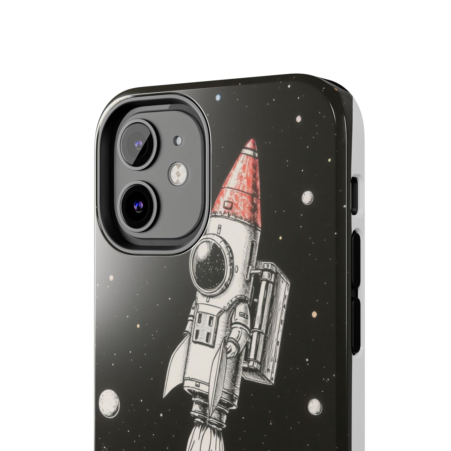 Cool Tough Phone Case for iPhone - Astro-Rocket Bond