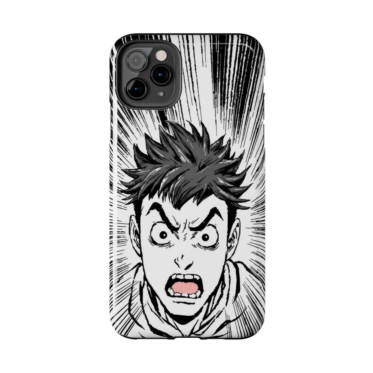 Intense Graphic Phone Case - Tough Design for Anime Fans