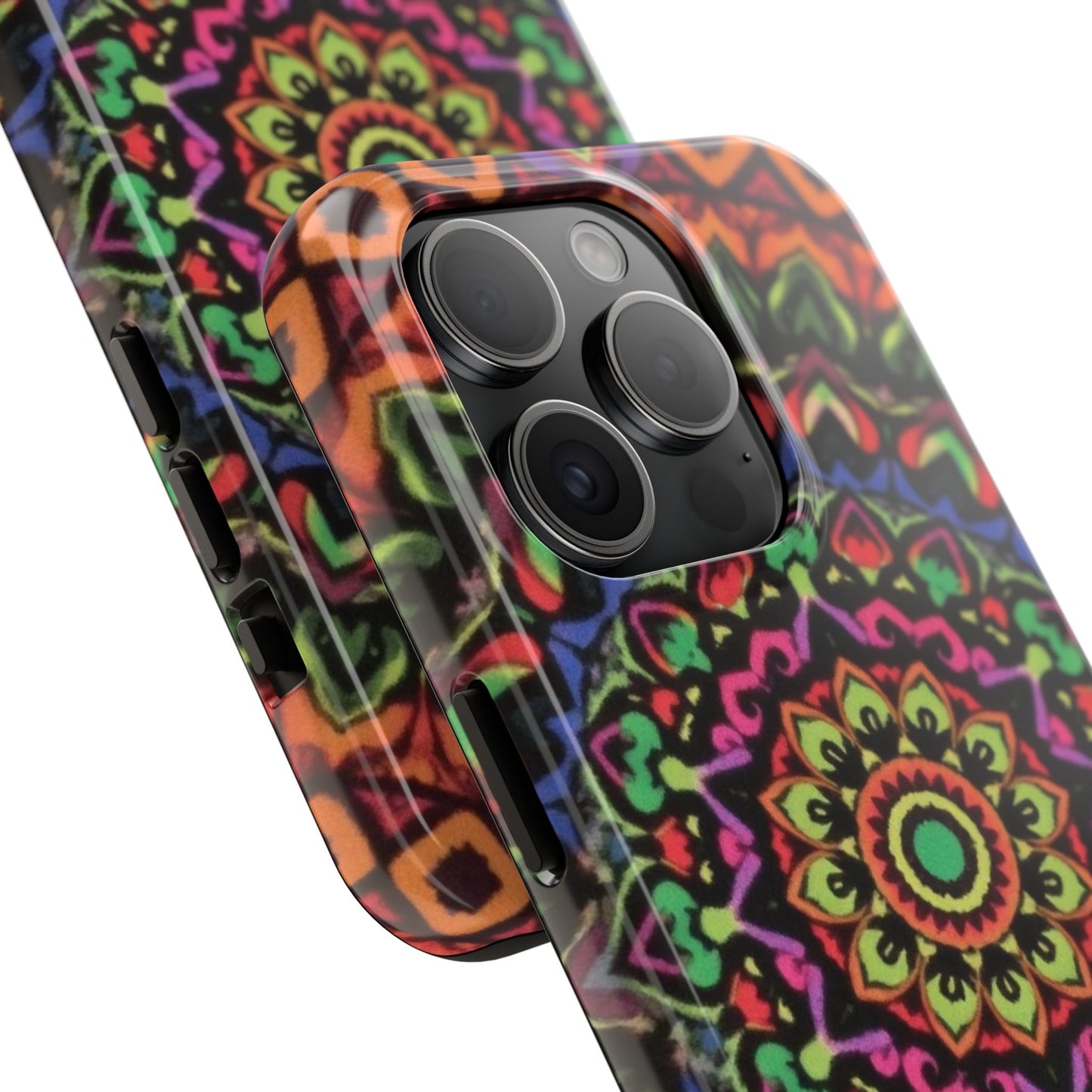 Colorful Mandala Tough Phone Case - Vibrant Designs for Trendy Protection - for iPhone