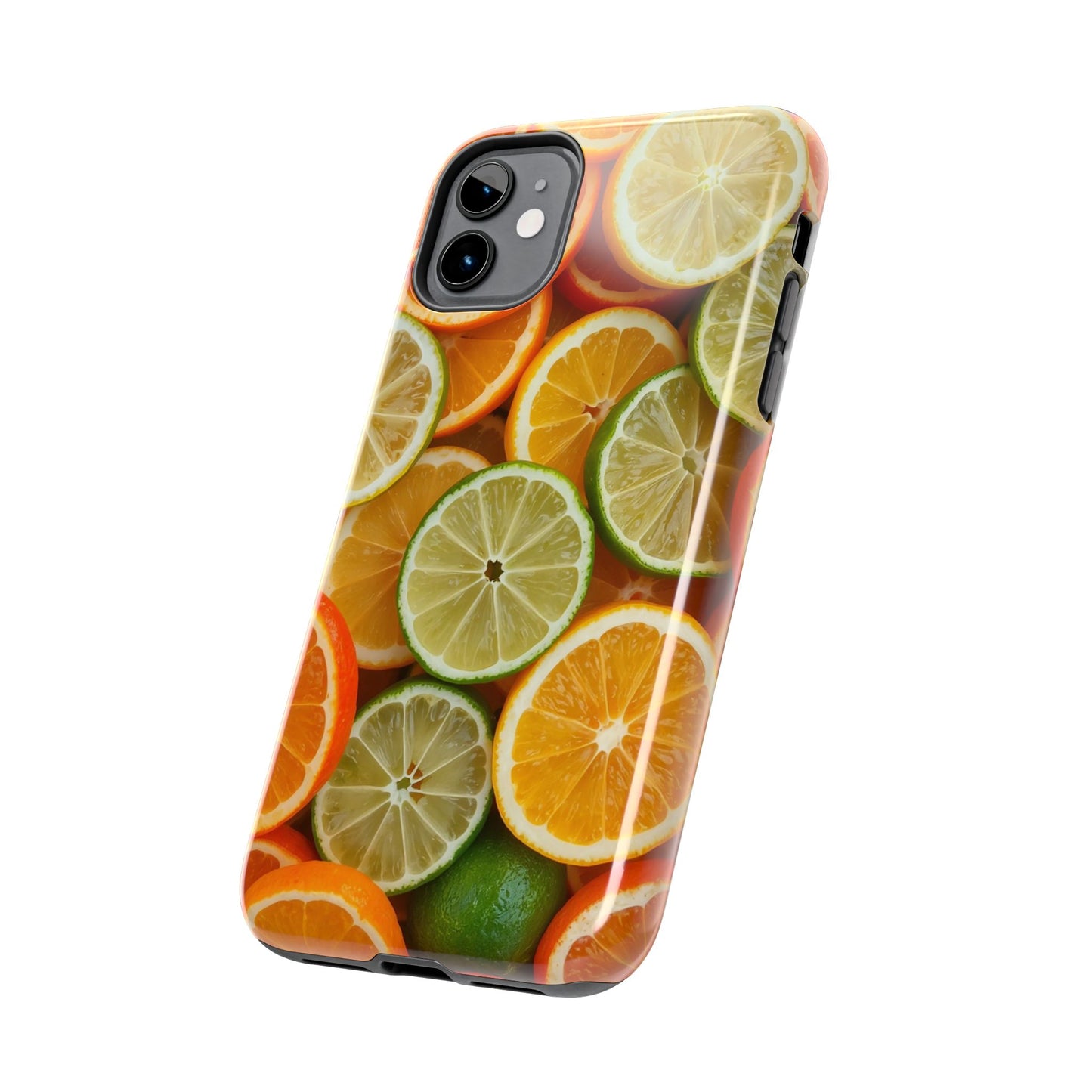Citrus Slice Tough Phone Case – Vibrant Fruit Design for Summer Fun