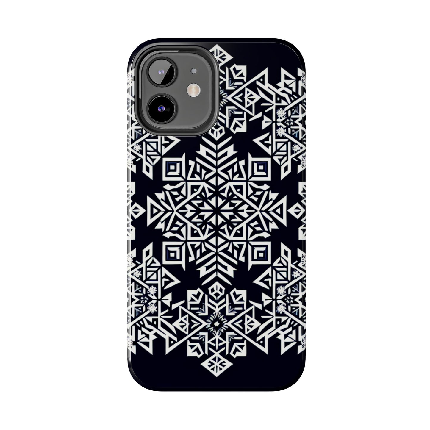Winter Wonderland Tough Phone Case - Digital Snowflake - for iPhone