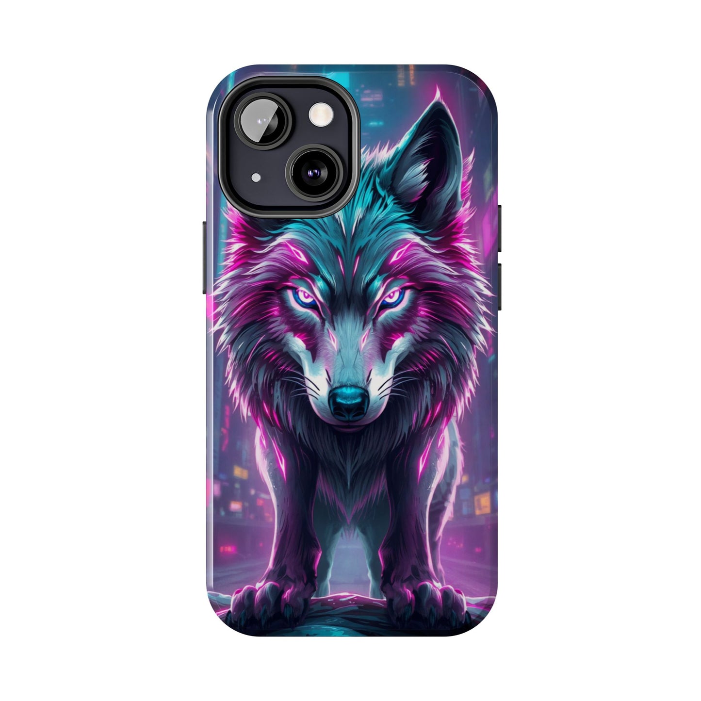 Fierce Wolf Phone Case - Tough & Vibrant Design for Animal Lovers