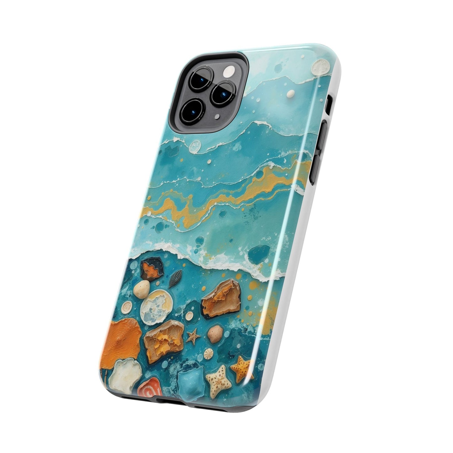 Ocean-Inspired Tough Phone Cases - Coastal Beach Vibe, Easy Accessory for Beach Lovers