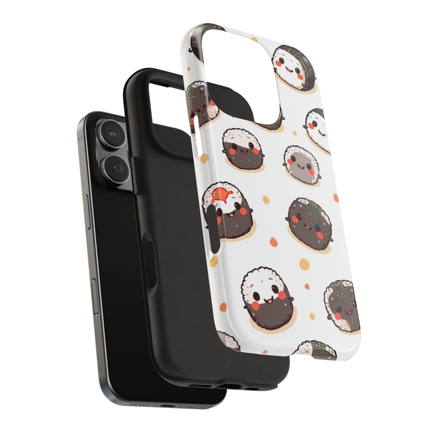 Cute Sushi Tough Phone Case - Kawaii Design for Food Lovers