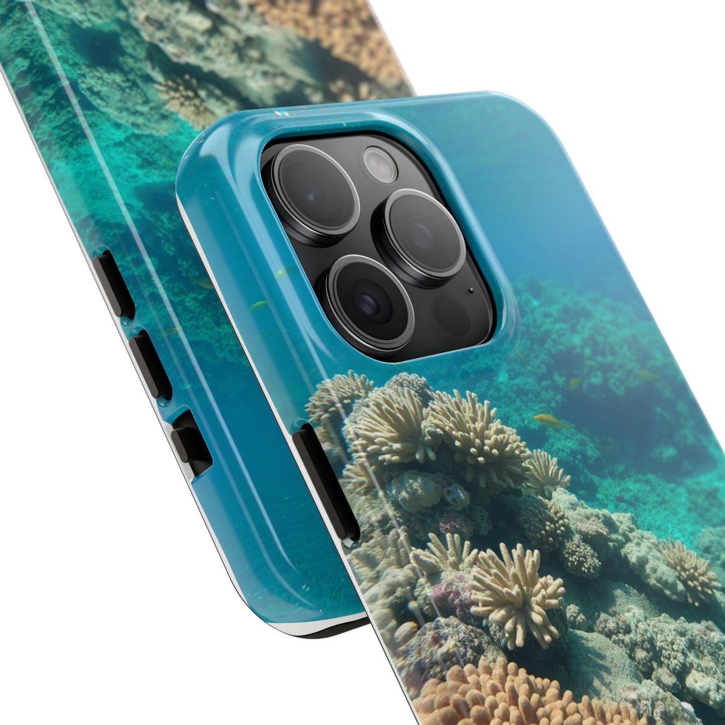 Coral Reef Tough Phone Case - Ocean Vibes Protection for Adventure Lovers