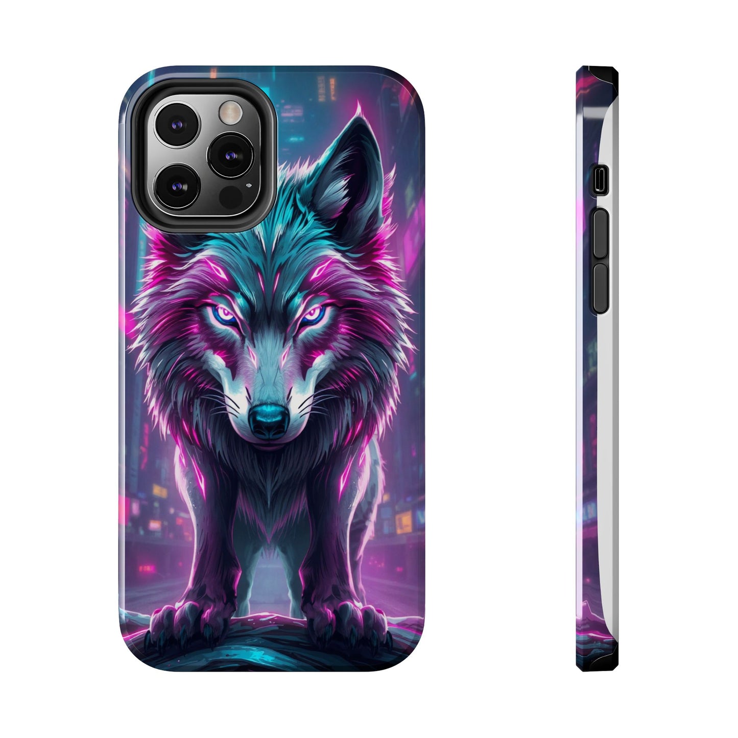 Fierce Wolf Phone Case - Tough & Vibrant Design for Animal Lovers