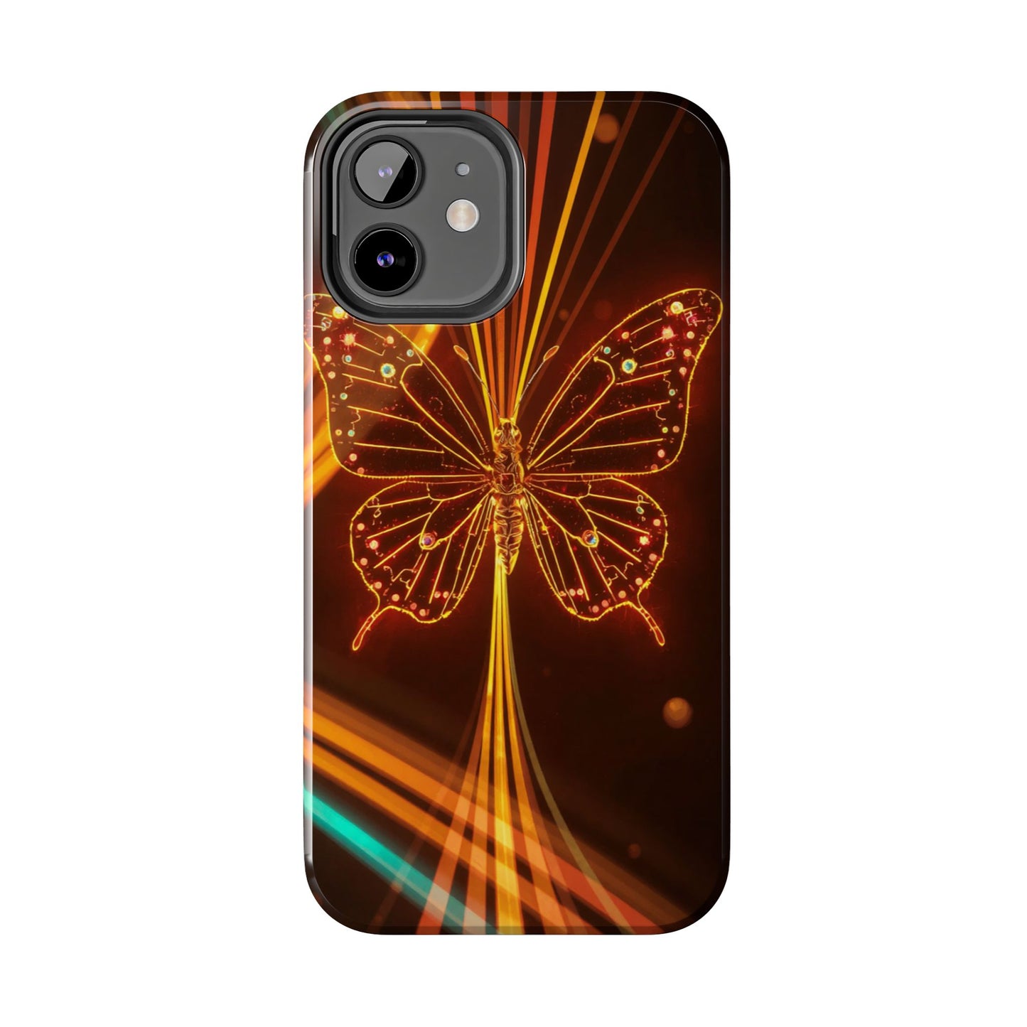 Elegant Butterfly Tough Phone Case - Stylish Protection for Nature Lovers
