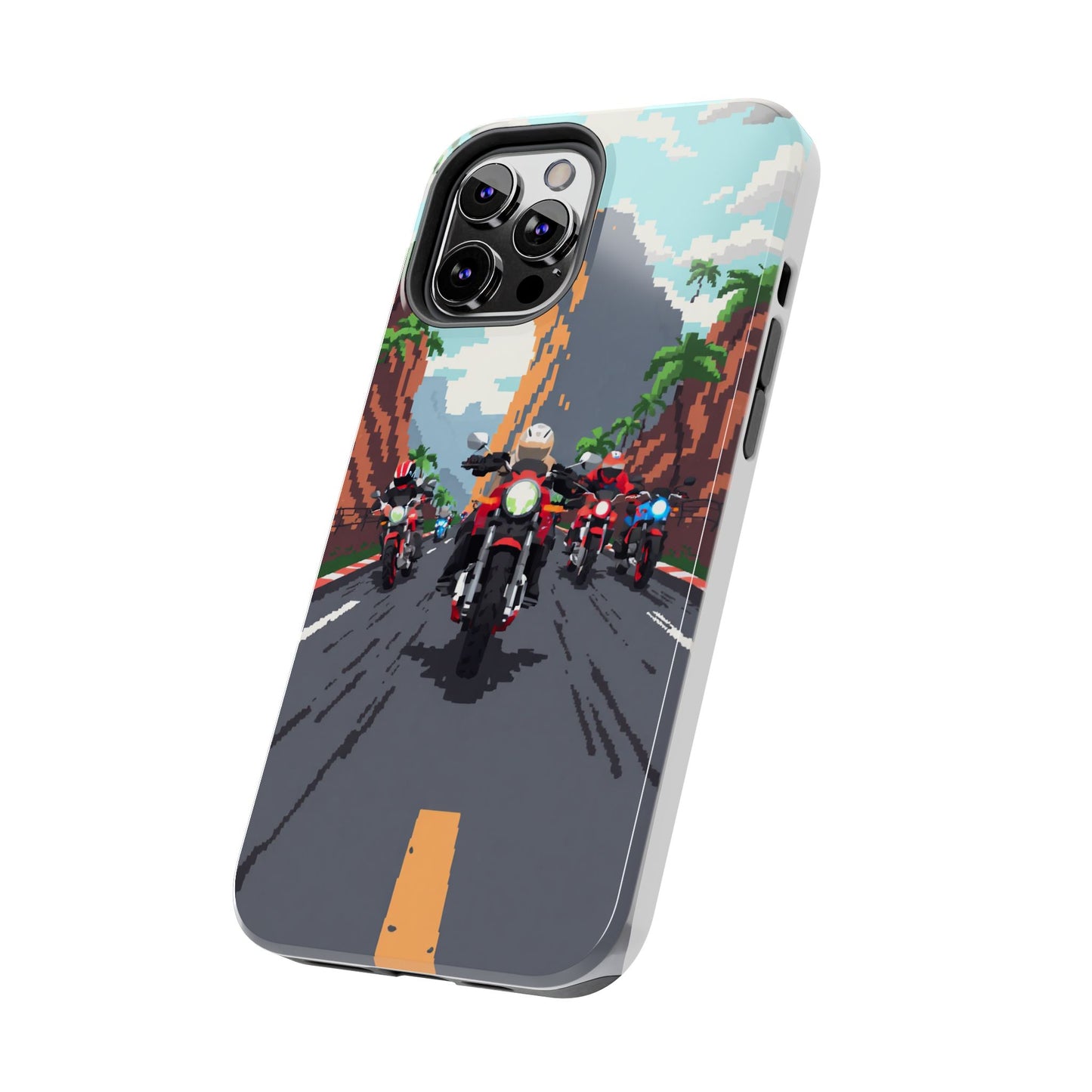 Retro Biker Tough Phone Case - Perfect for Motorcycle Lovers